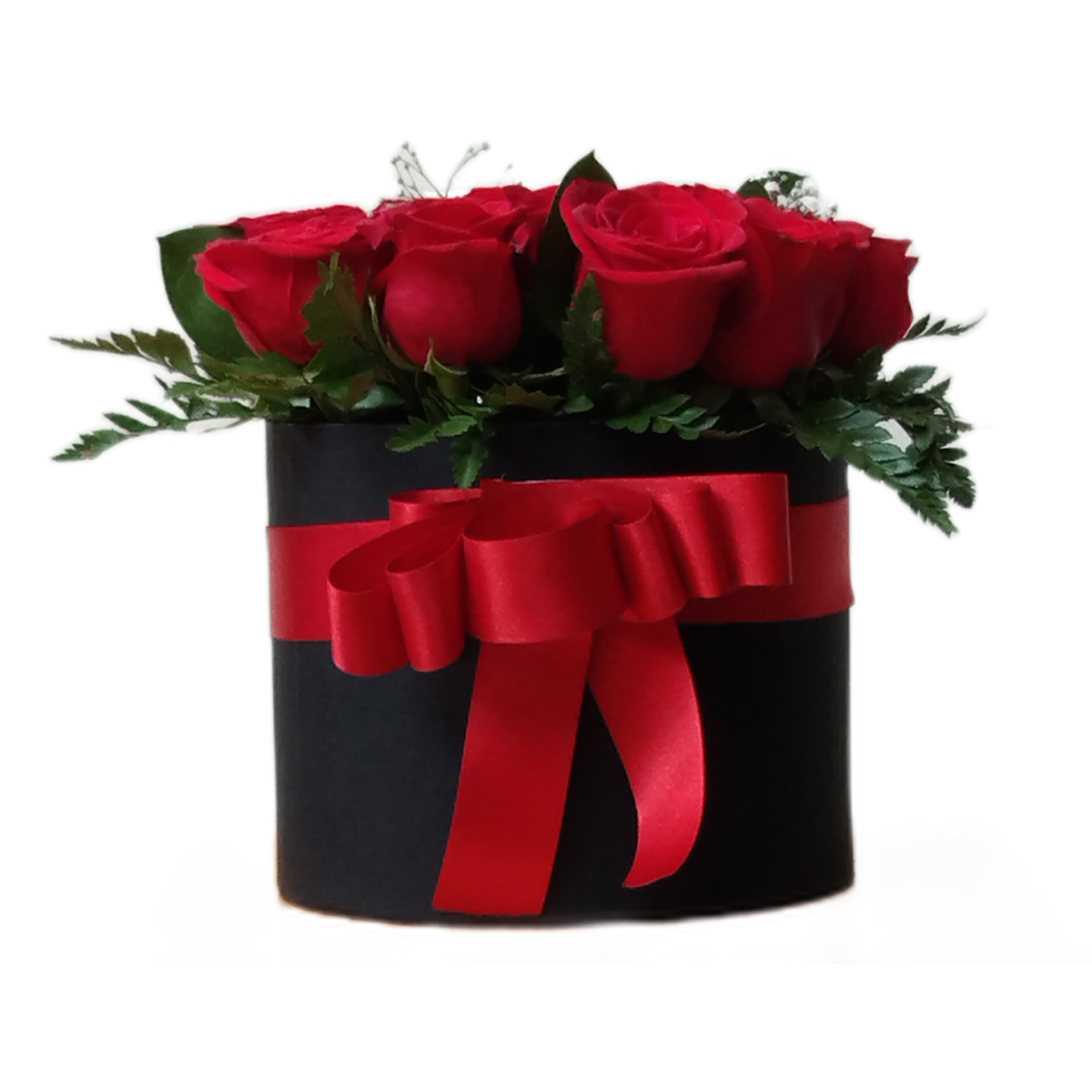 Caja De Rosas Cilindro ENAMORADOS