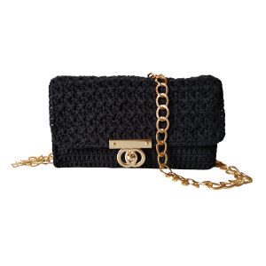 Bolsos elegantes tejidos a mano
