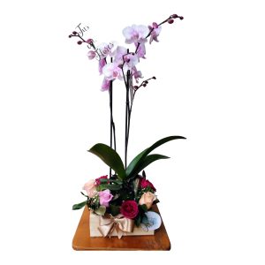 2. Arreglo Floral Con Orquídea Belleza 1