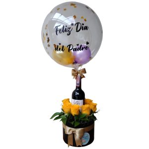 Arreglo Floral “Amarillo” Vino el gato negro